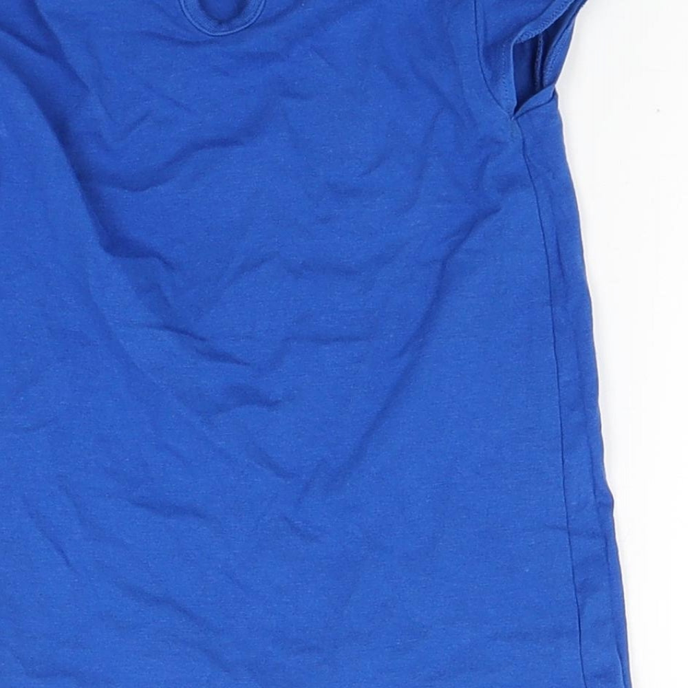 TU Girls Blue Jersey Basic Tank Size 2 Years