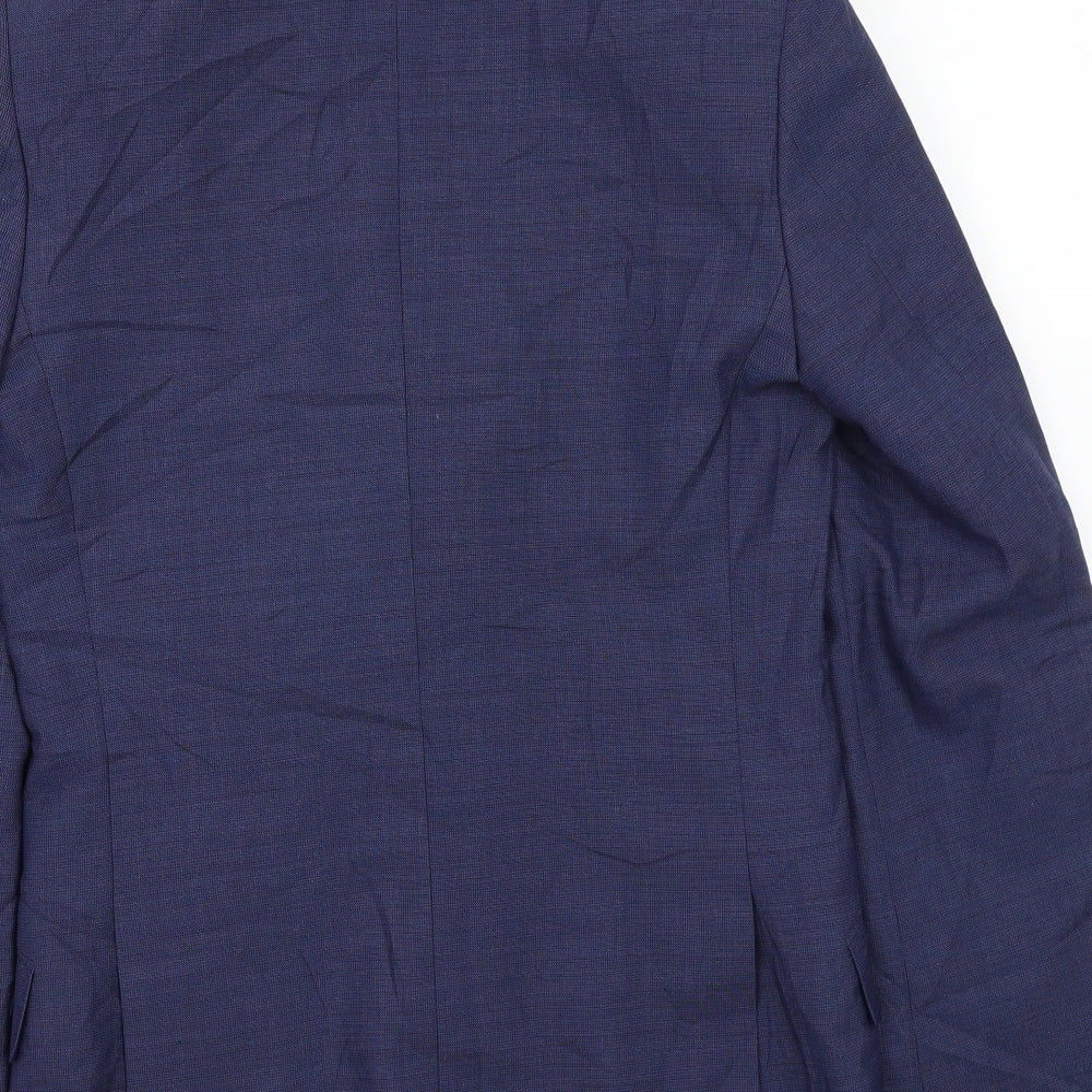 Marks and Spencer Mens Blue Jacket Suit Jacket Size 36