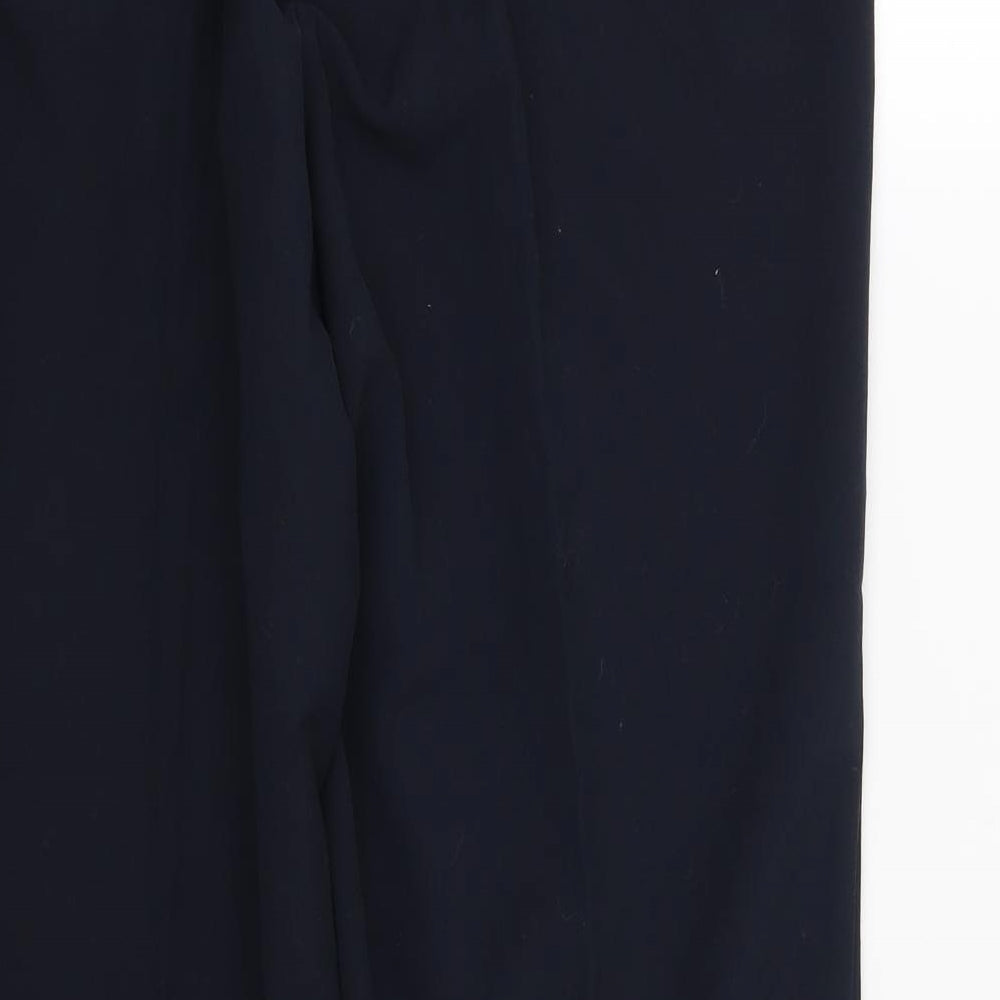 Laura Scott Womens Blue Trousers Size 16 L25 in