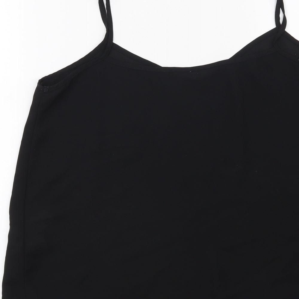 New Look Womens Black Basic Blouse Size 12