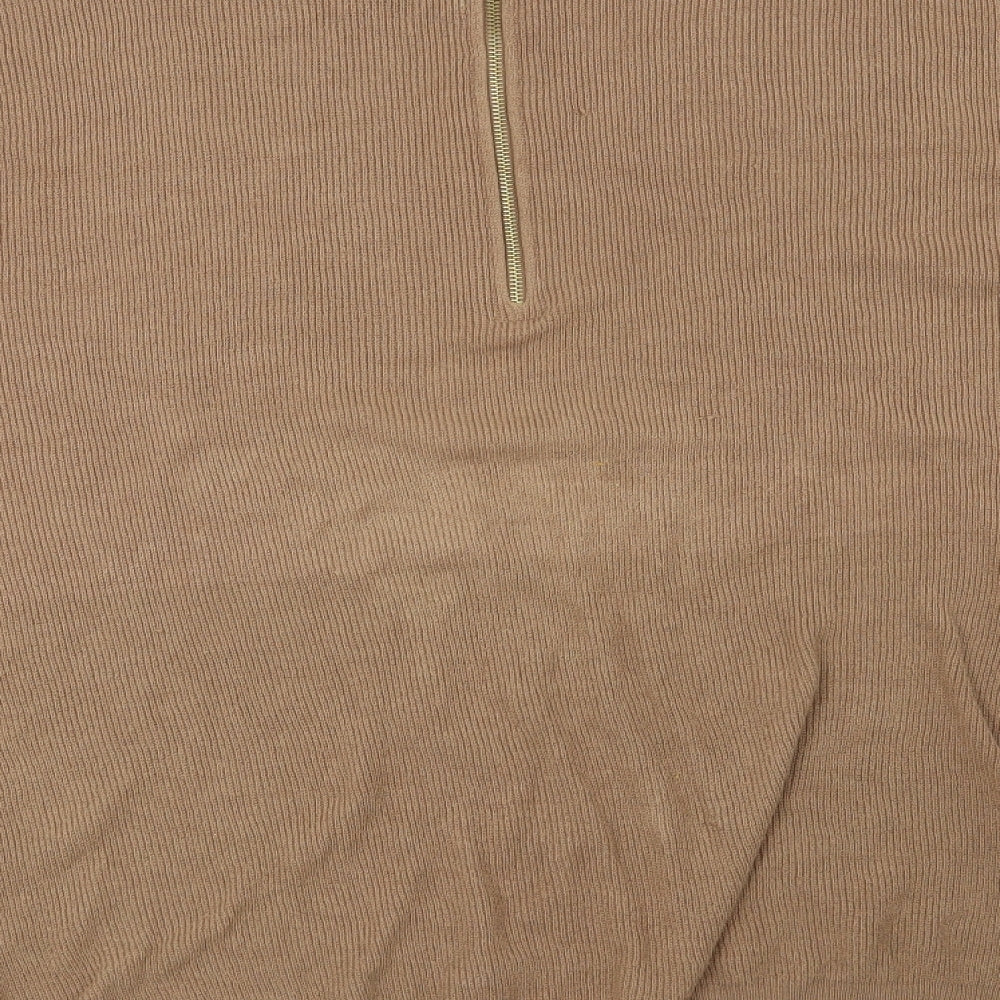 Atmosphere Womens Brown Striped Pullover Jumper Size 14