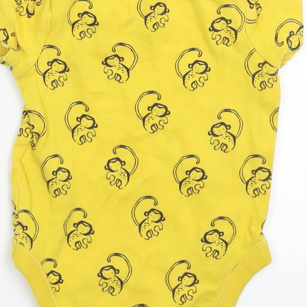 F&F Baby Yellow Babygrow One-Piece Size 6-9 Months