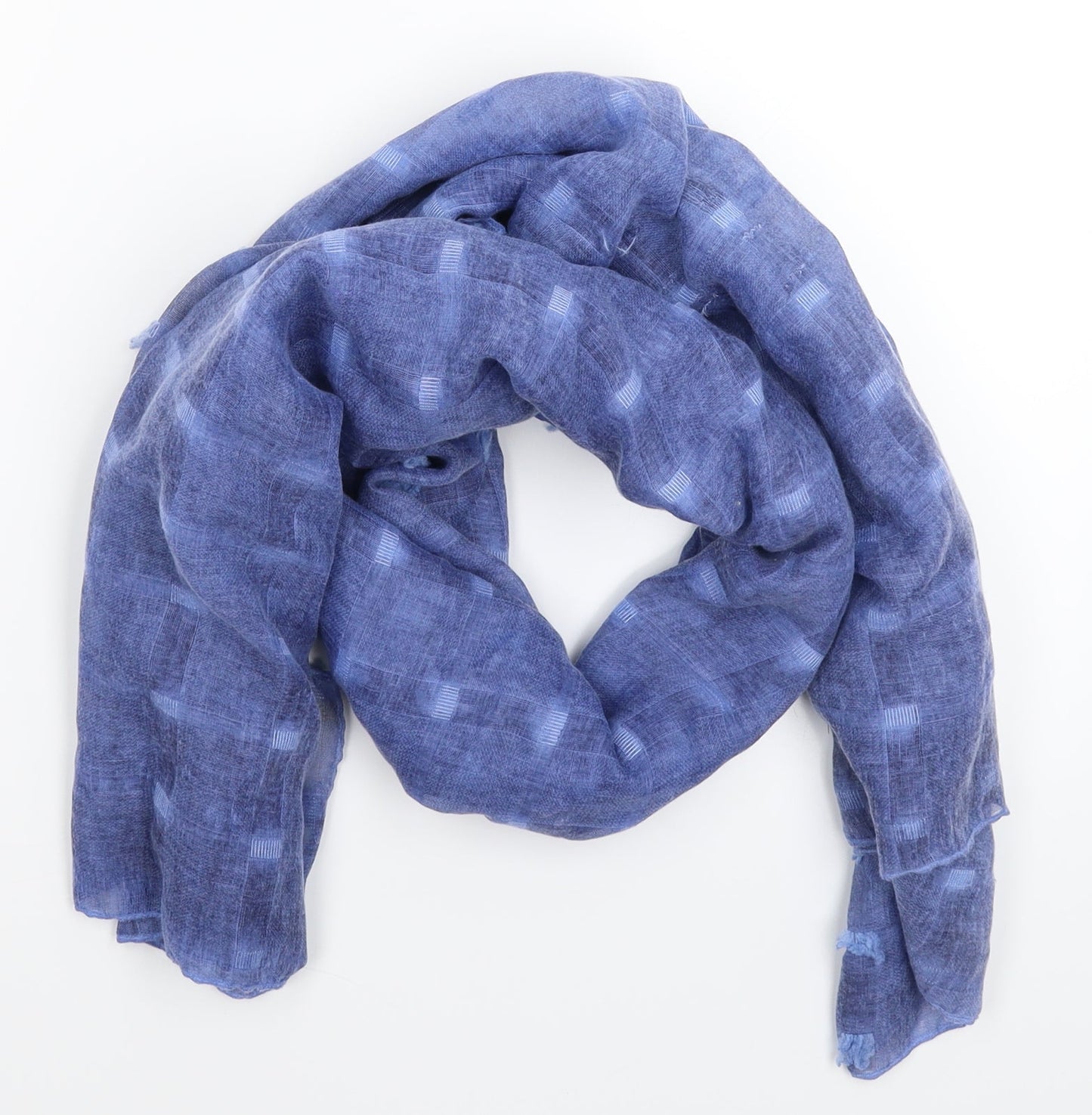 Preworn Womens Blue Scarf