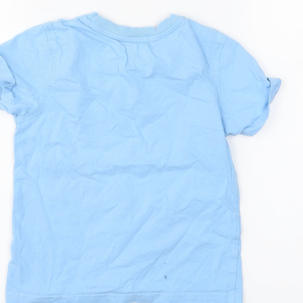 George Boys Blue Basic T-Shirt Size 4-5 Years
