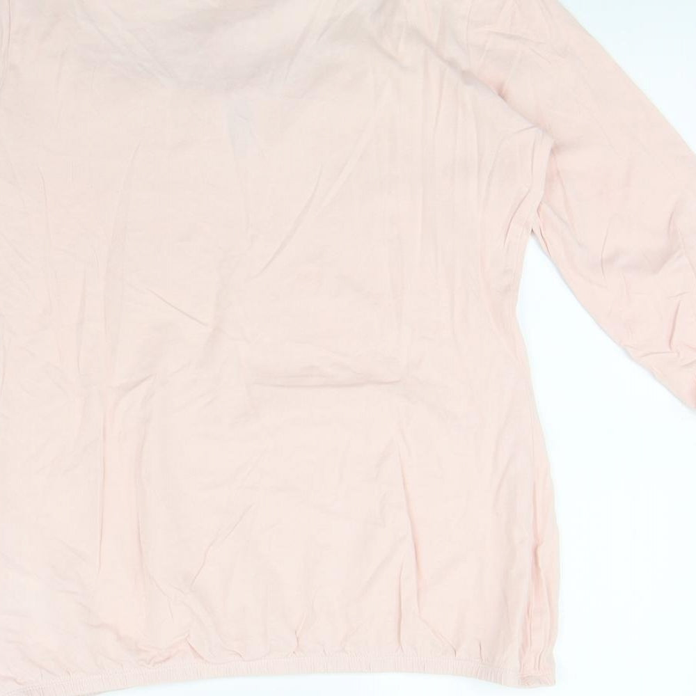 Spirit Womens Pink Basic Blouse Size M