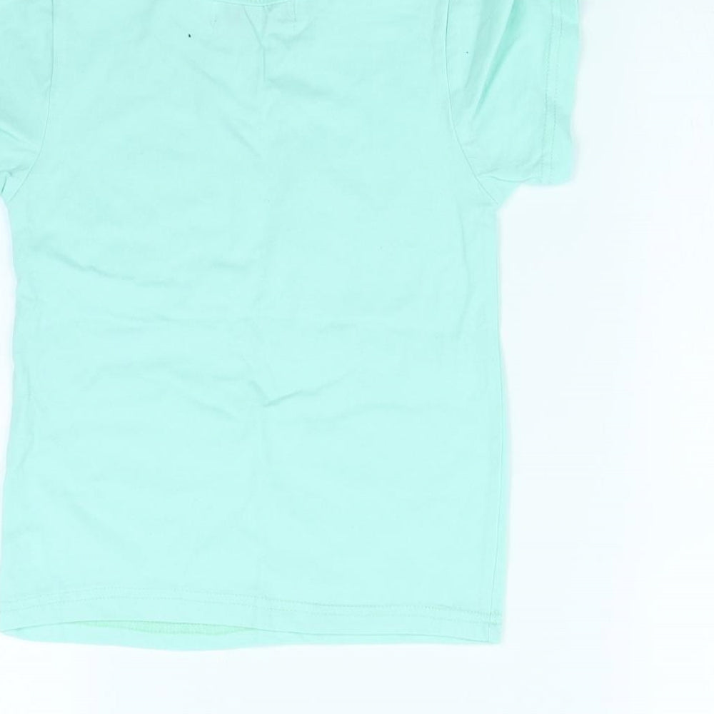 Samgami Girls Blue Basic T-Shirt Size 6 Years