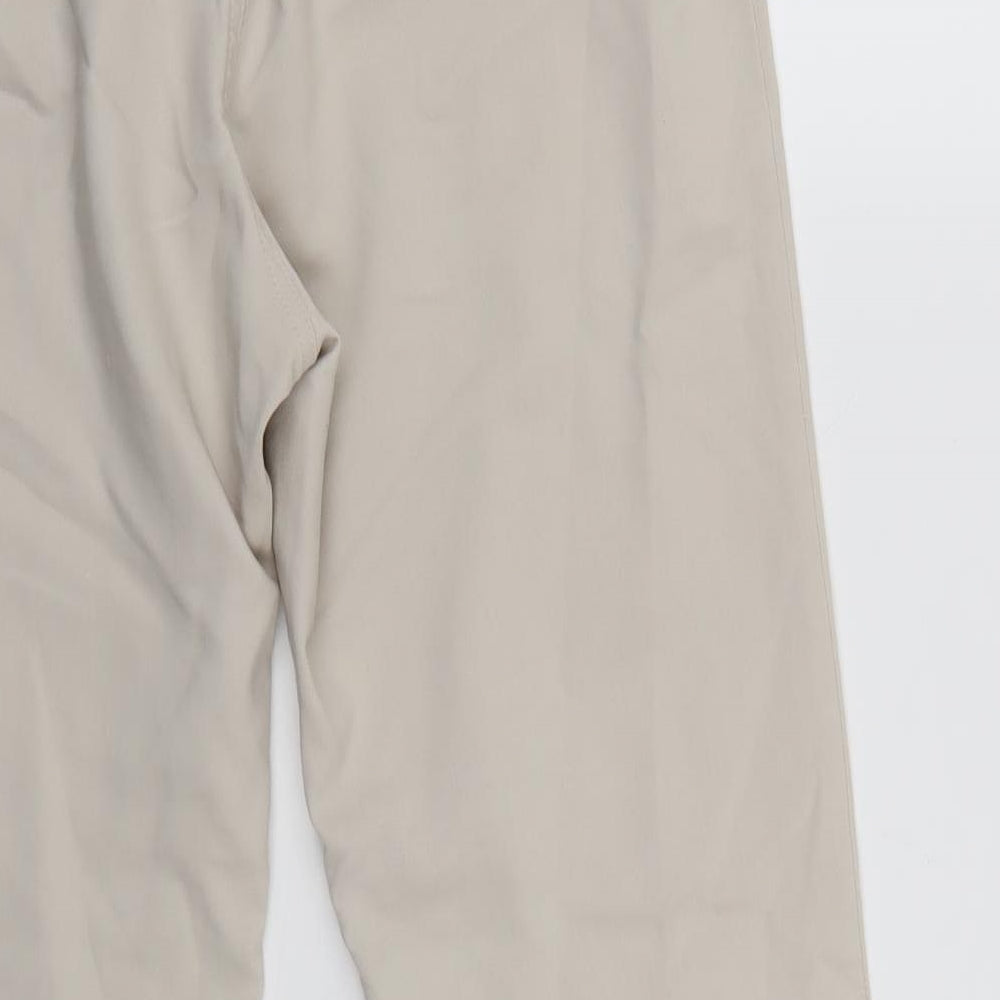 go bananas Womens Ivory Trousers Size 12 L25 in