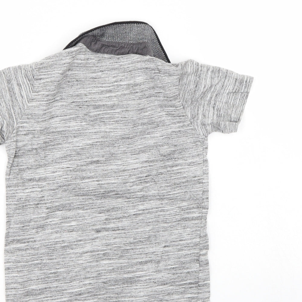 Dudes Boys Grey Basic Polo Size 5 Years