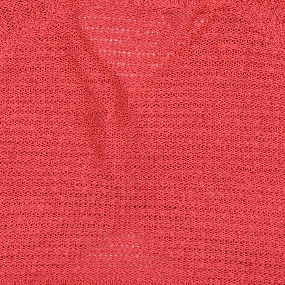 Bonmarché Womens Pink Cardigan Jumper Size XL