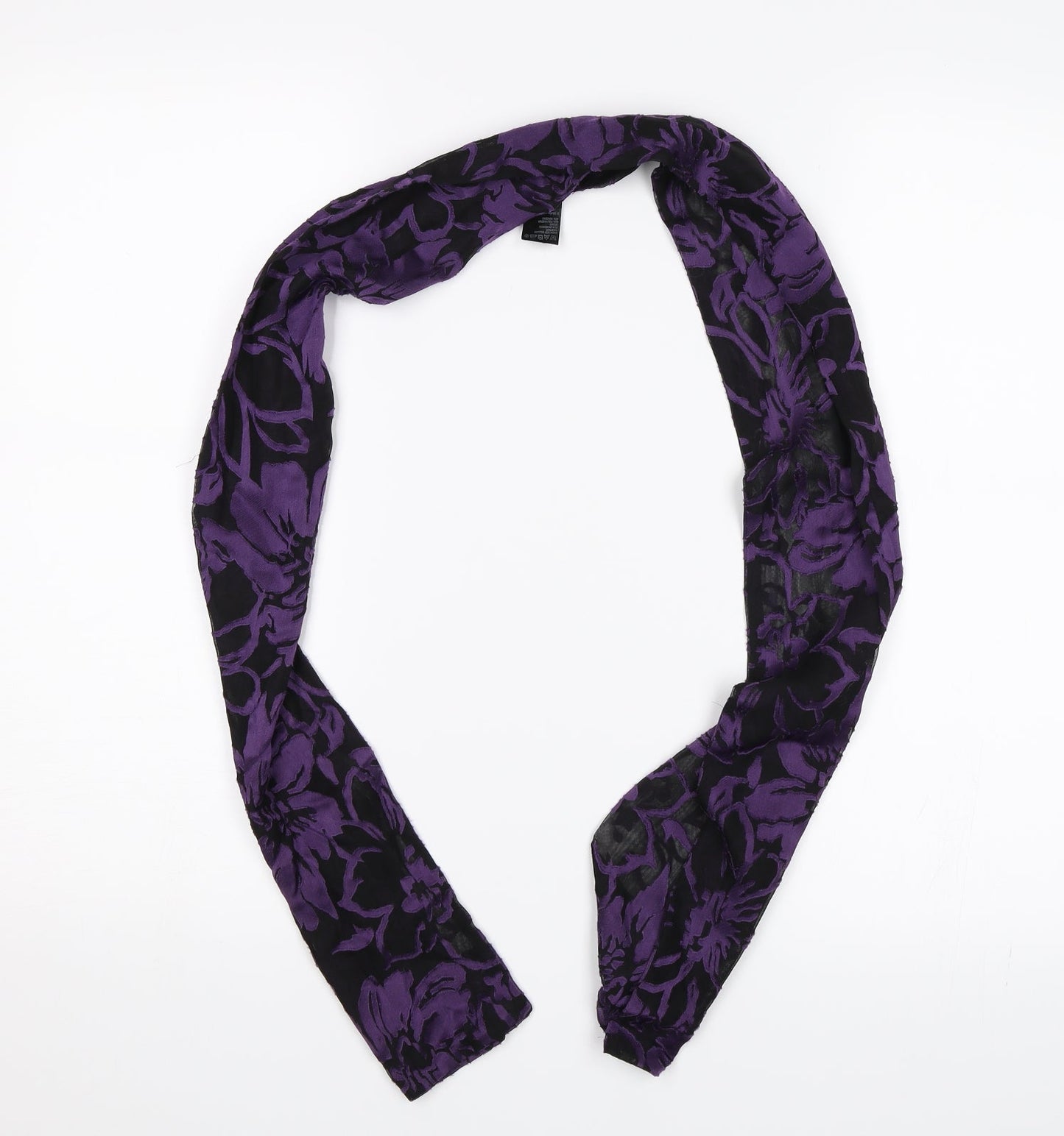 M&S Purple Floral Shawl/Wrap