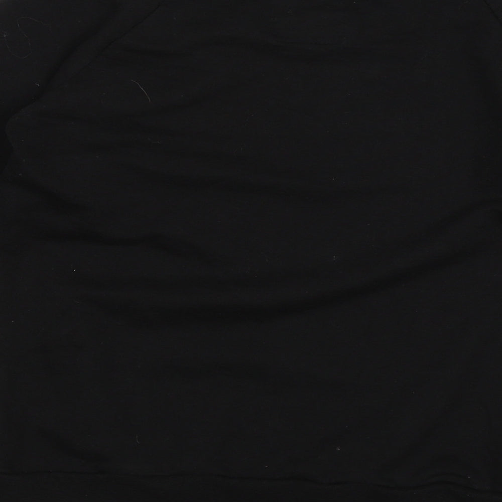 Store Twenty One Girls Black Pullover Jumper Size 10 Years - Heart