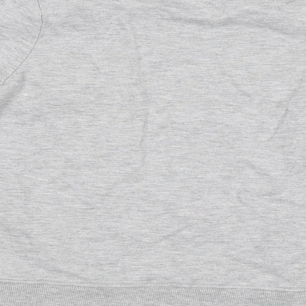 Sweet Millie Girls Grey Pullover Jumper Size 9 Years - Flowers