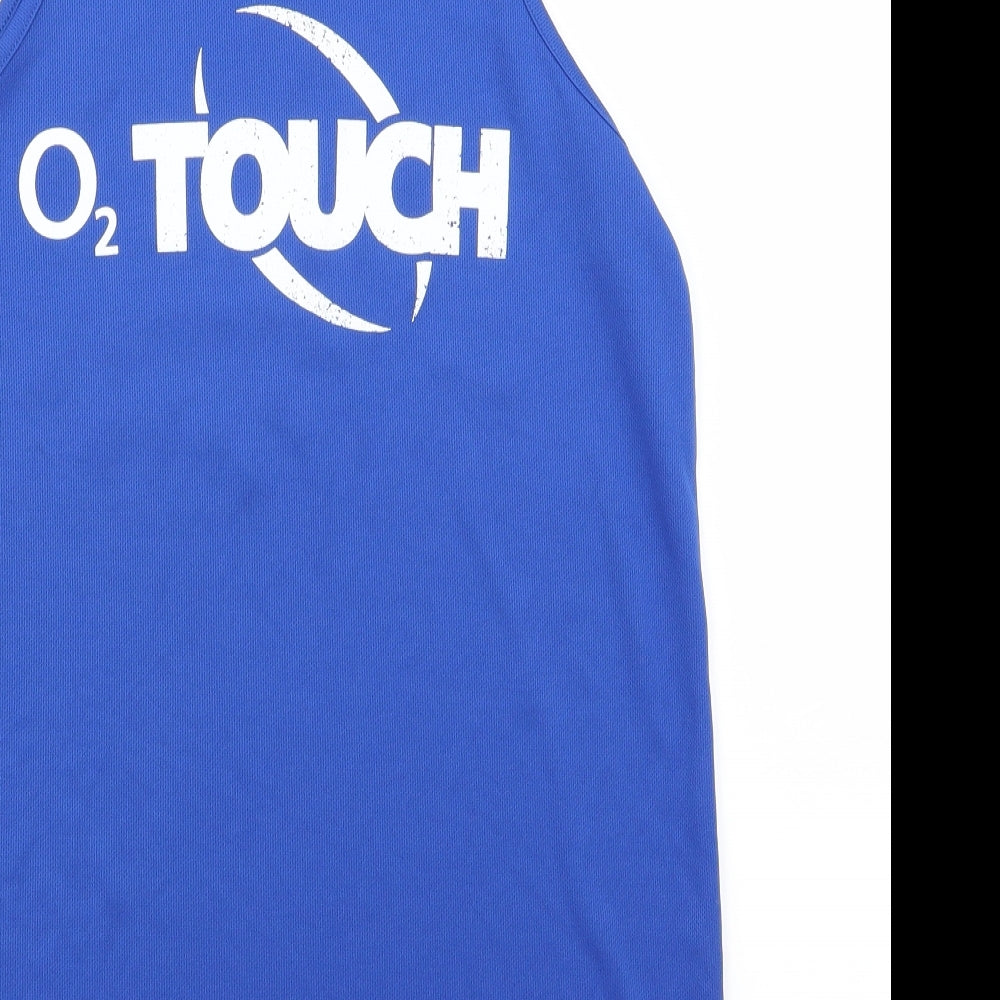 02 Mens Blue Basic Tank Size S - 02