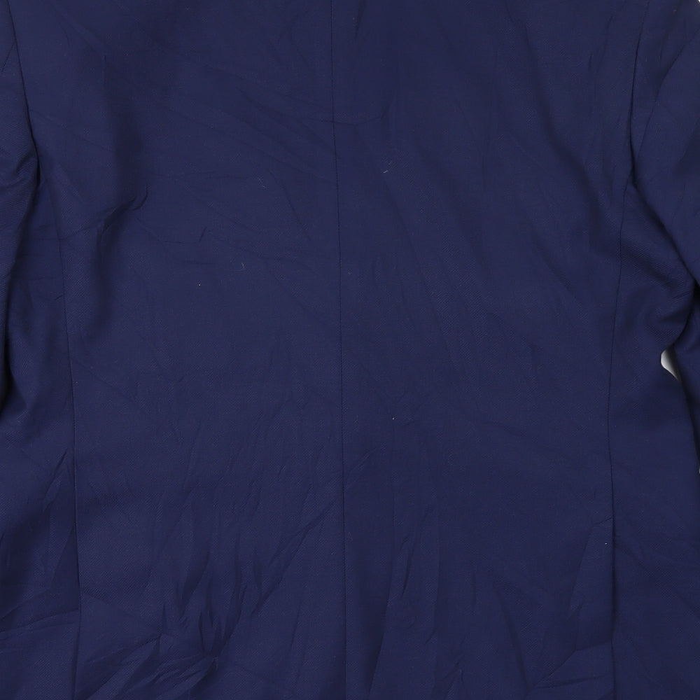 Burton Mens Blue Jacket Suit Jacket Size 40