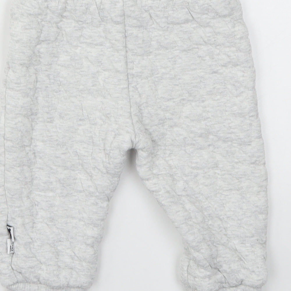 F&F Boys Grey Track Pants Trousers Size 9-12 Months