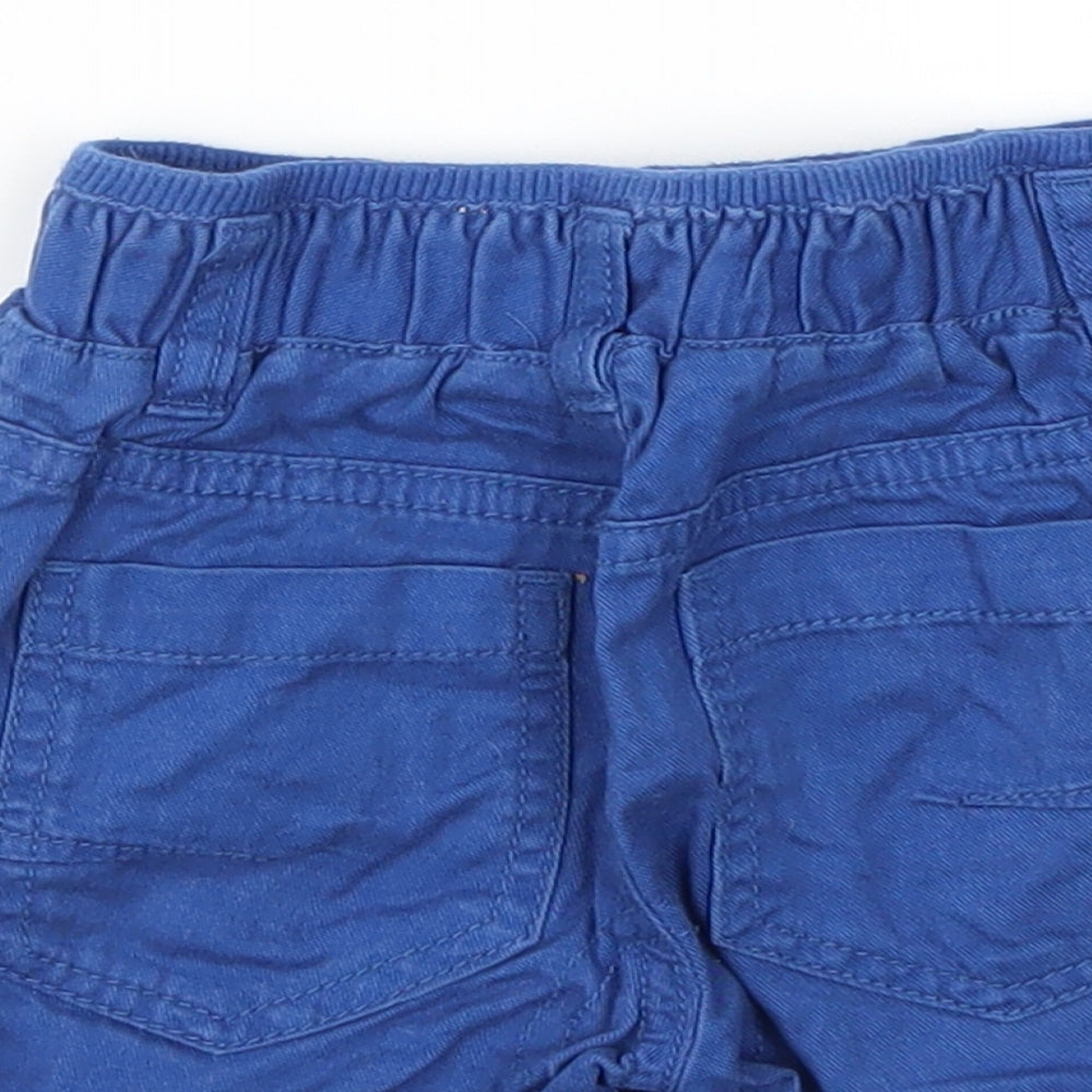 m Boys Blue Capri Trousers Size 9-12 Months