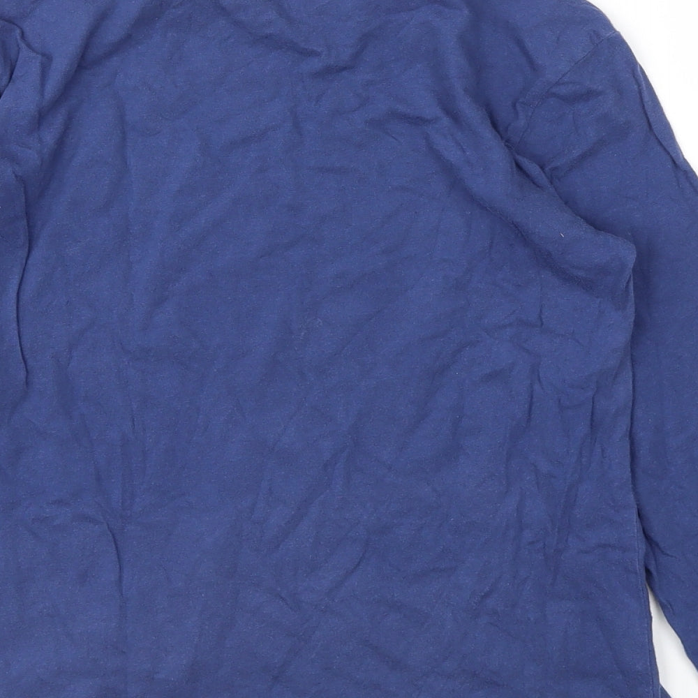 Gap Boys Blue Animal Print Basic T-Shirt Size XL