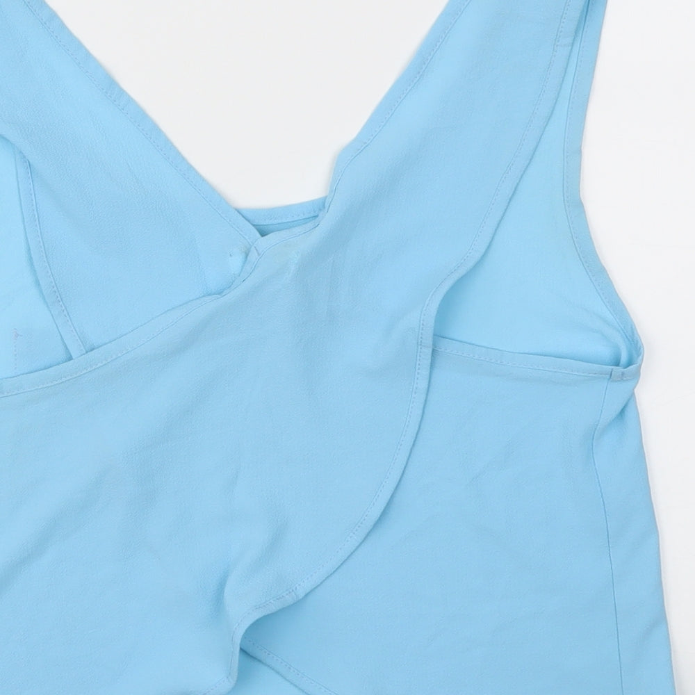 Giorgio Womens Blue Basic T-Shirt Size S