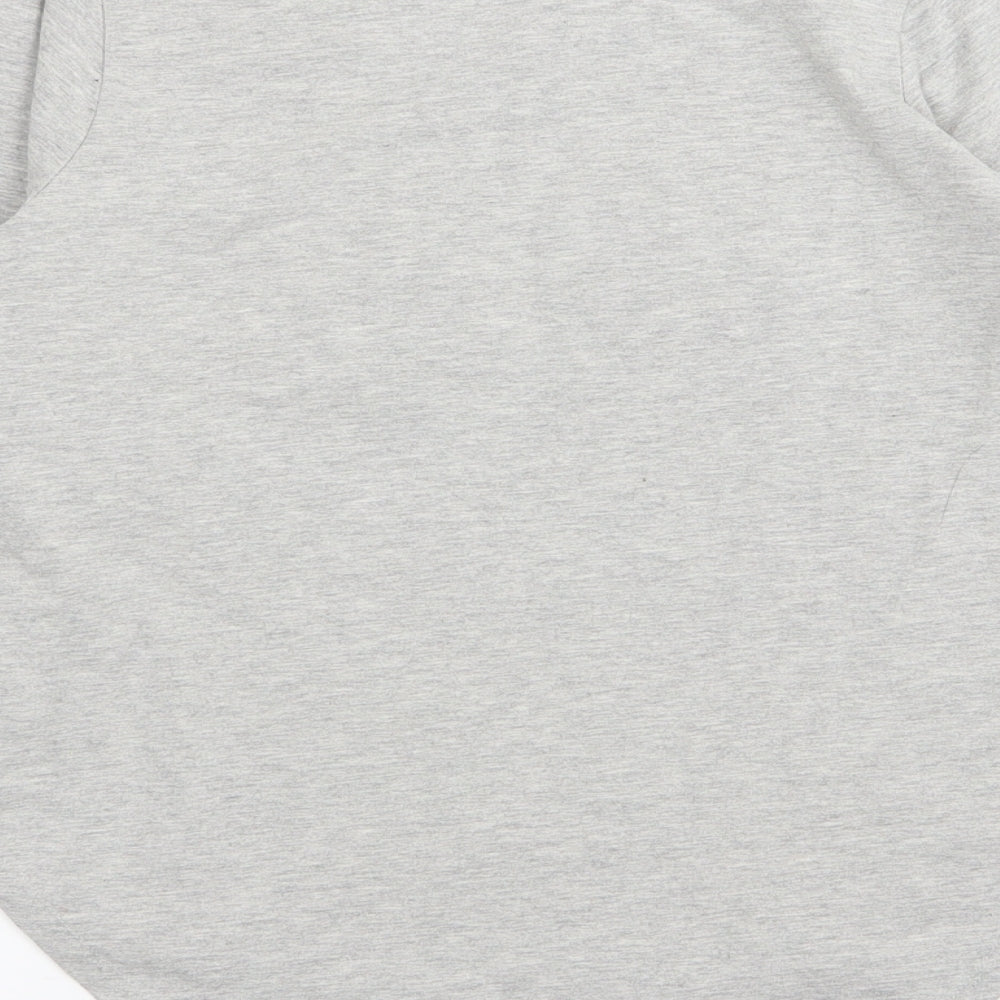 KIDPIK Girls Grey Basic T-Shirt Size 10 Years