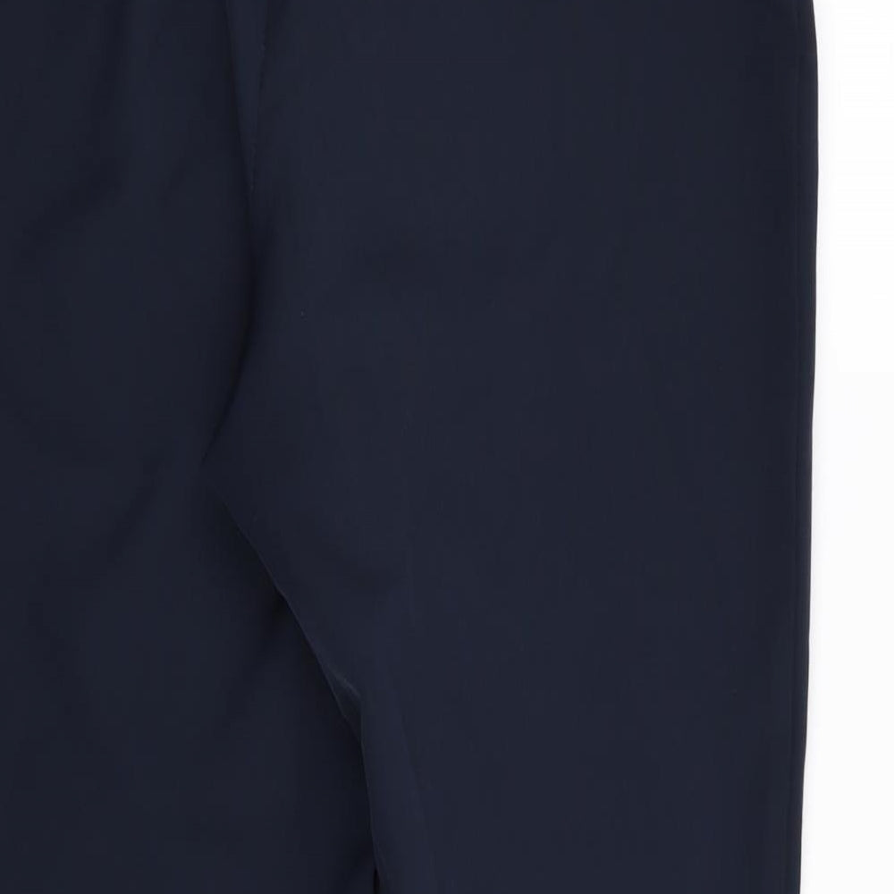 by very Womens Blue Trousers Size 12 L29 in