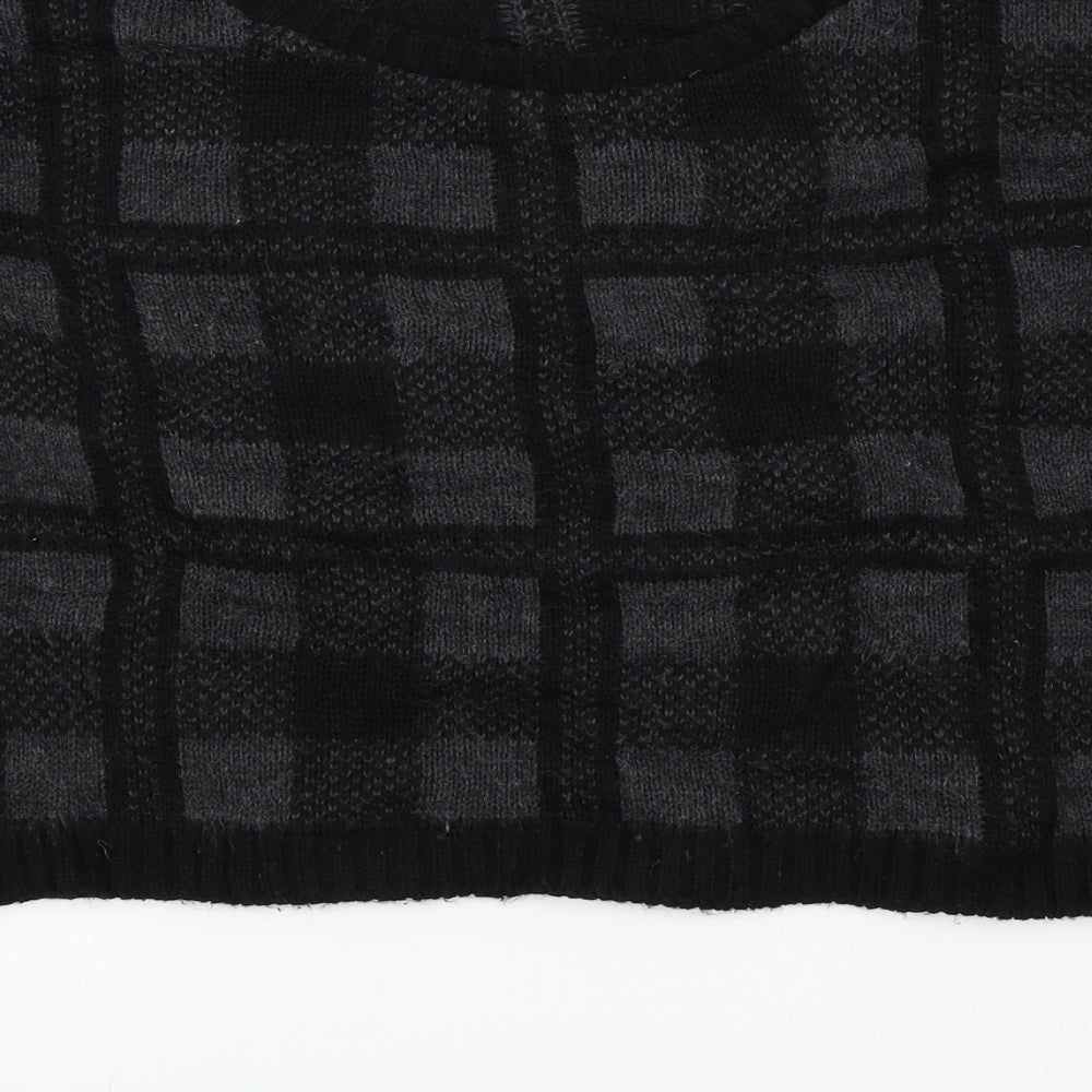 New Look Womens Black Pullover Jumper Size 12