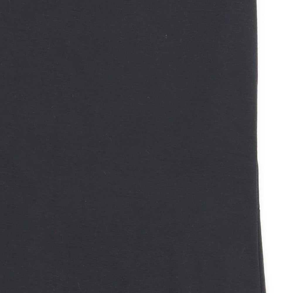 GREENCE Womens Grey Colourblock A-Line Size XL