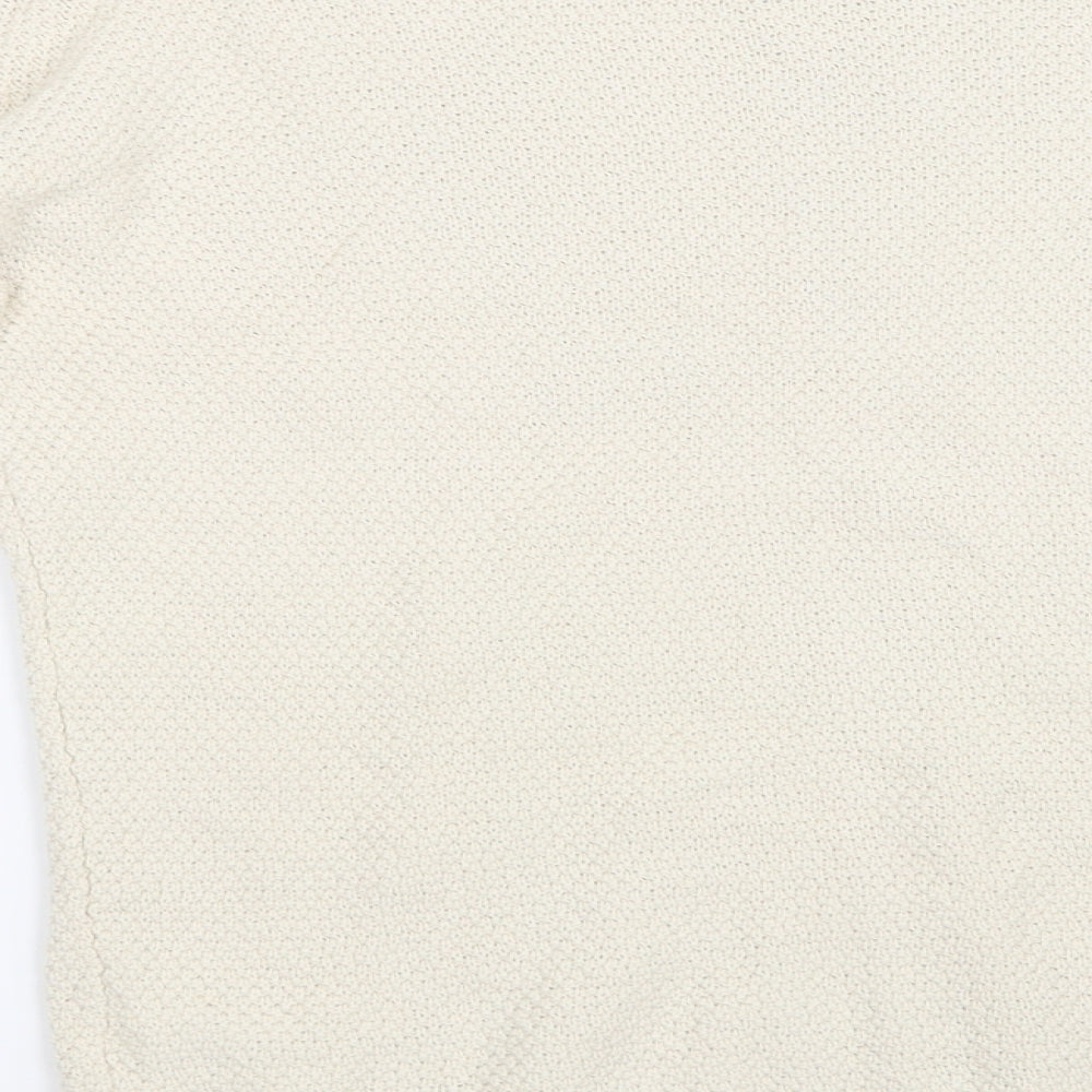 Matalan Girls Beige Knit Pullover Jumper Size 12 Years