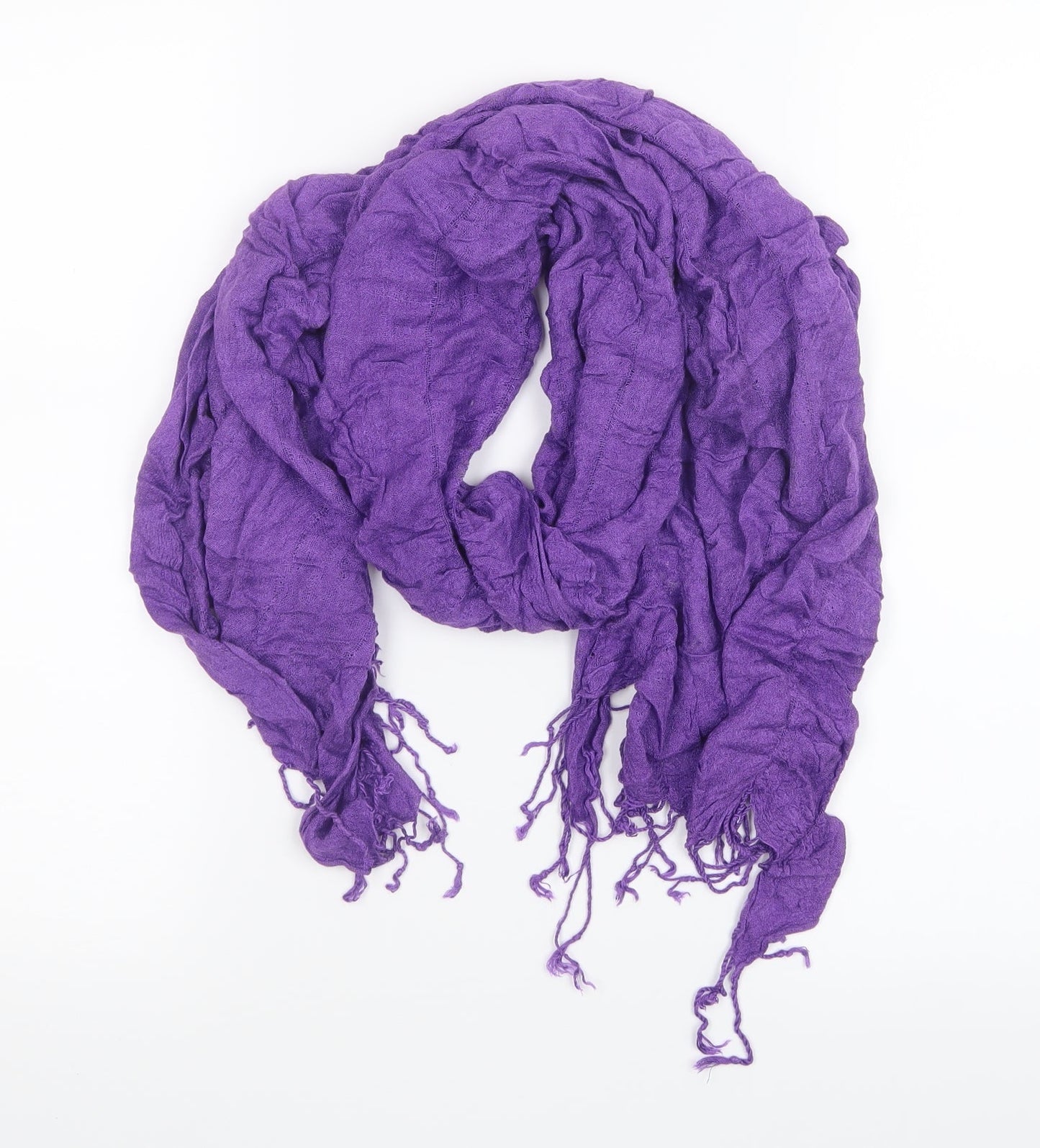 Preworn Womens Purple Scarf