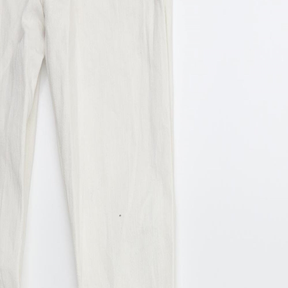 EDC Womens White Denim Skinny Jeans Size 26 in L30 in