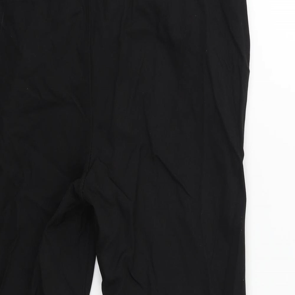 bandia Womens Black Trousers Size 10 L25 in