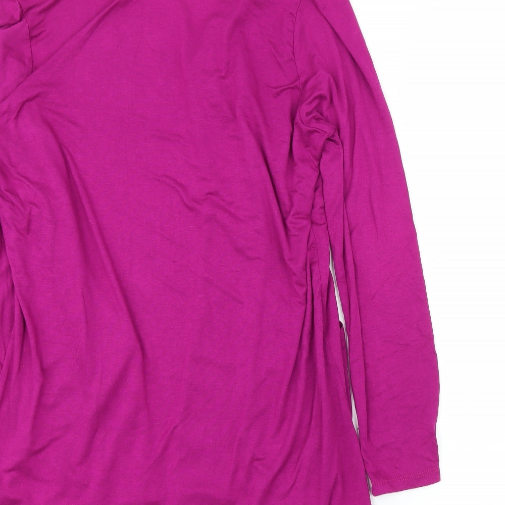 Antthony Womens Purple Cardigan Jumper Size M