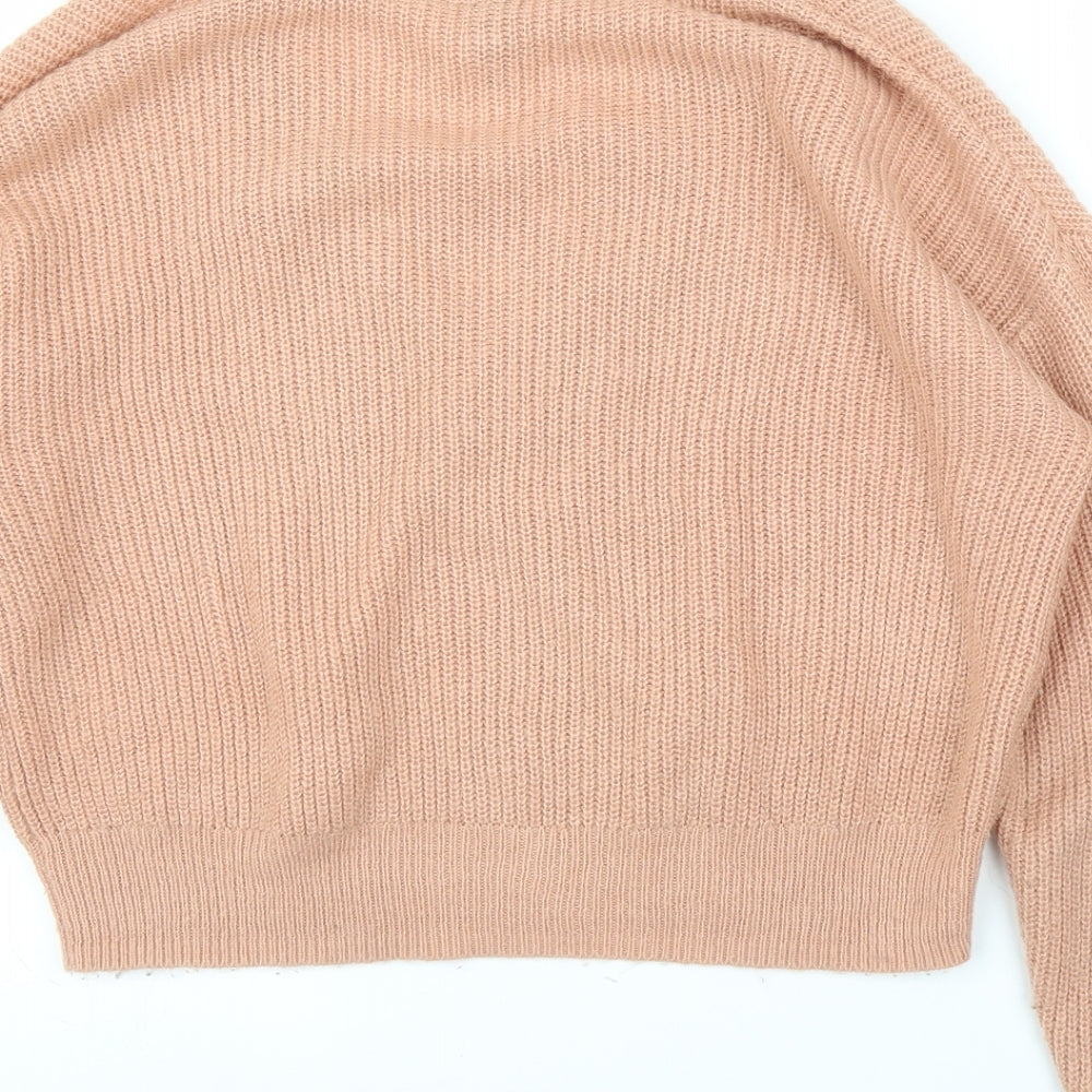 H&M Womens Pink Pullover Jumper Size S