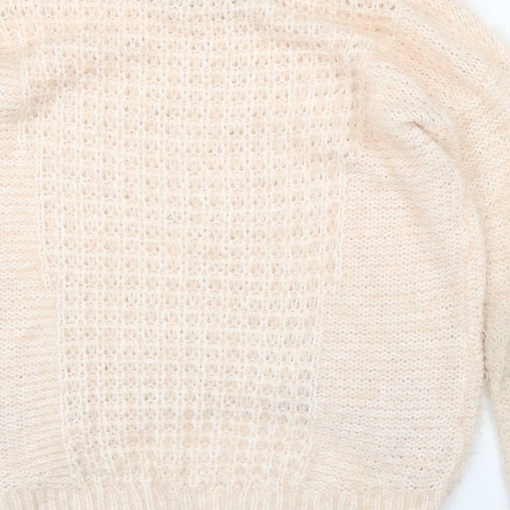 New Look Womens Pink Pullover Jumper Size 8