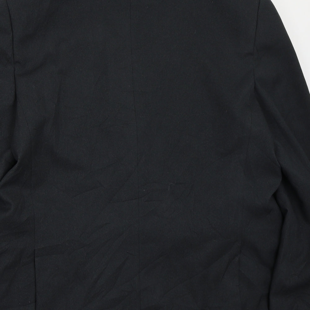 Greenwoods Mens Black Jacket Suit Jacket Size 42