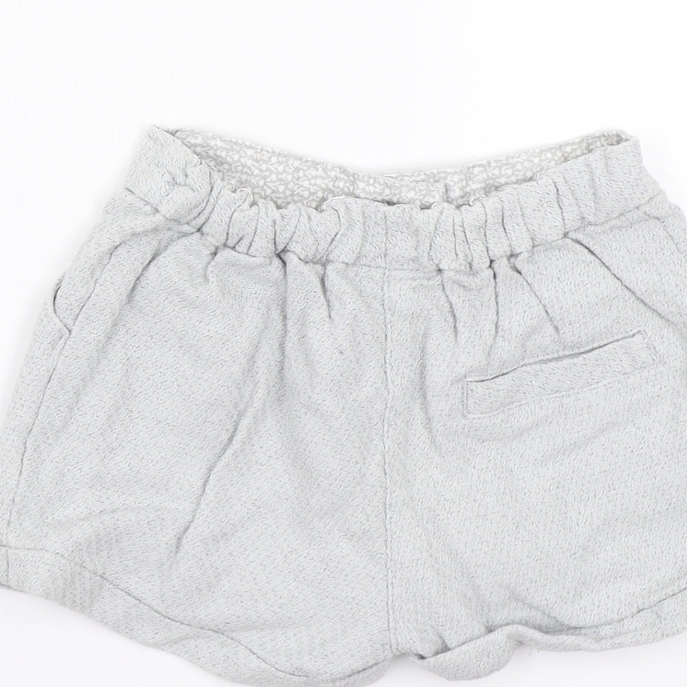 NEXT Girls Grey Bermuda Shorts Size 4-5 Years