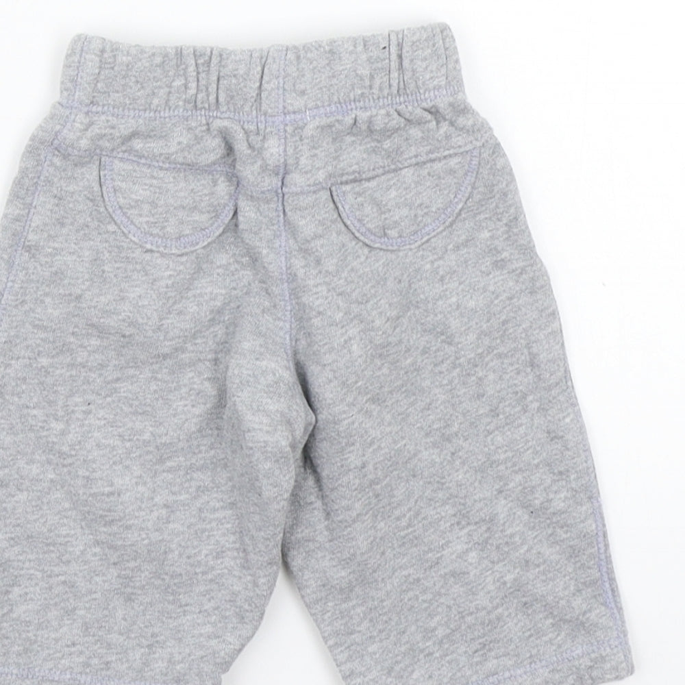 BHS Girls Grey Sweatpants Trousers Size 0-3 Months