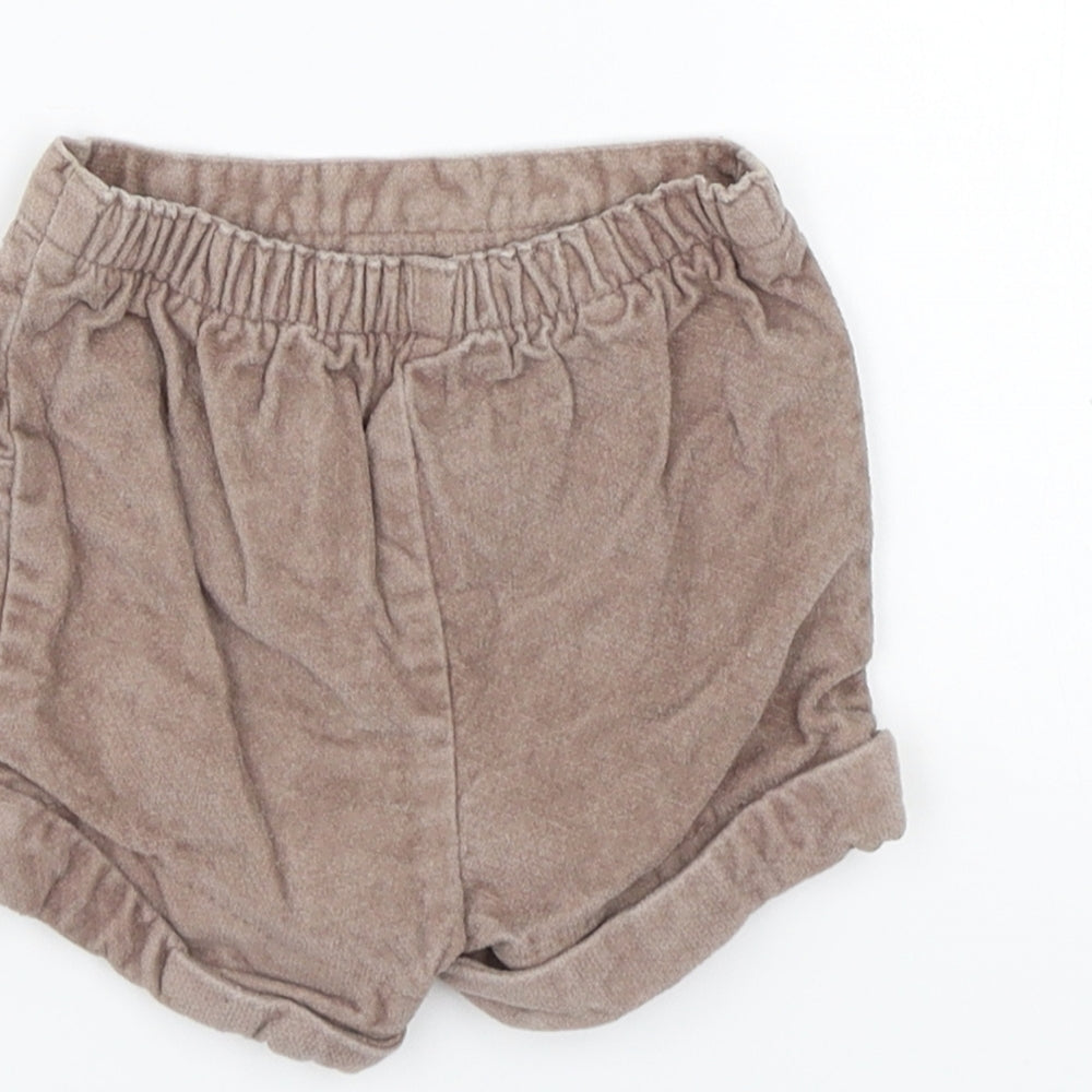 Baby Boutique Girls Brown Cropped Trousers Size 0-3 Months