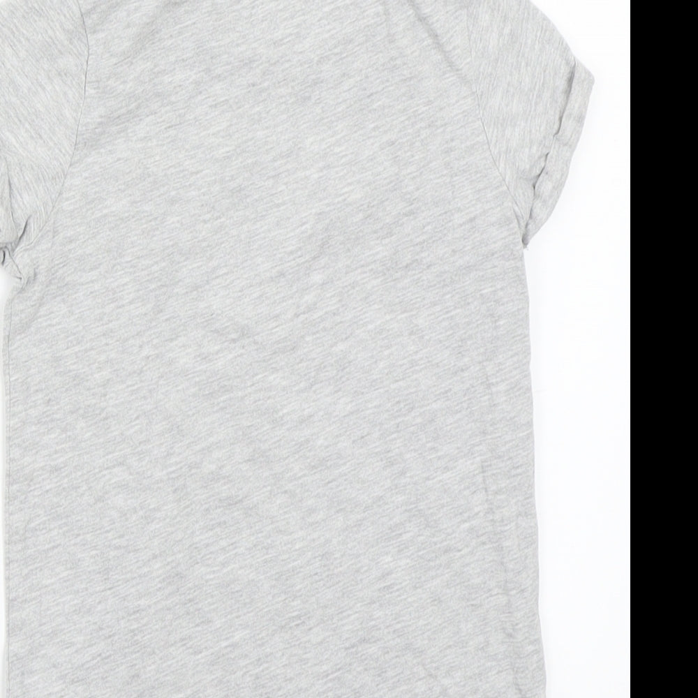NEXT Girls Grey Basic T-Shirt Size 6 Years