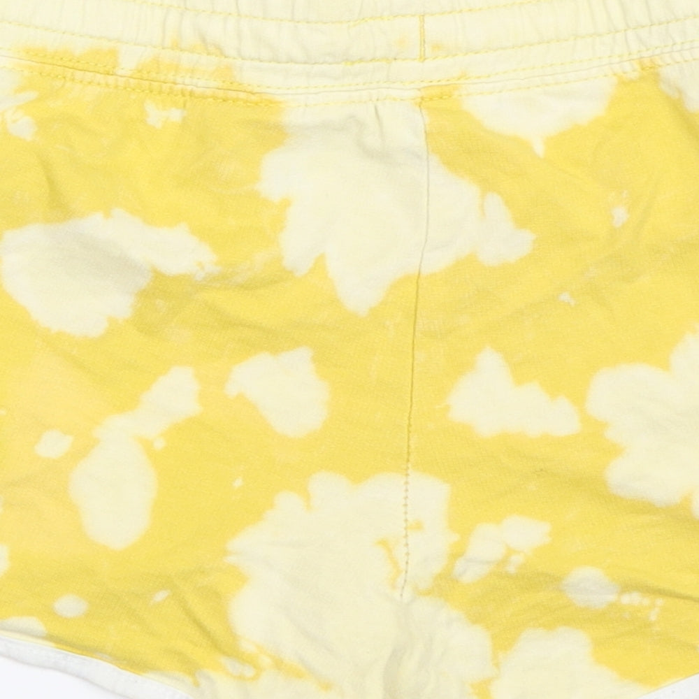 H&M Girls Yellow Hot Pants Shorts Size 11-12 Years