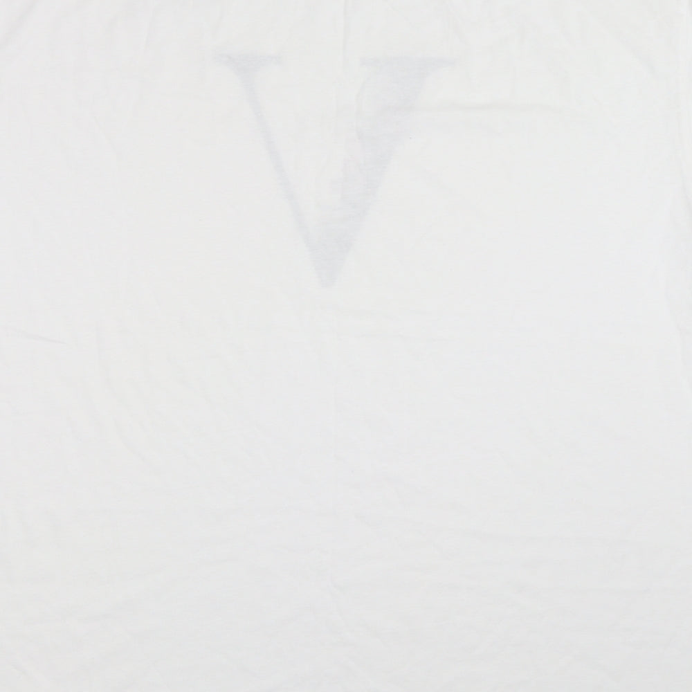 Simply Be Womens White Basic T-Shirt Size M