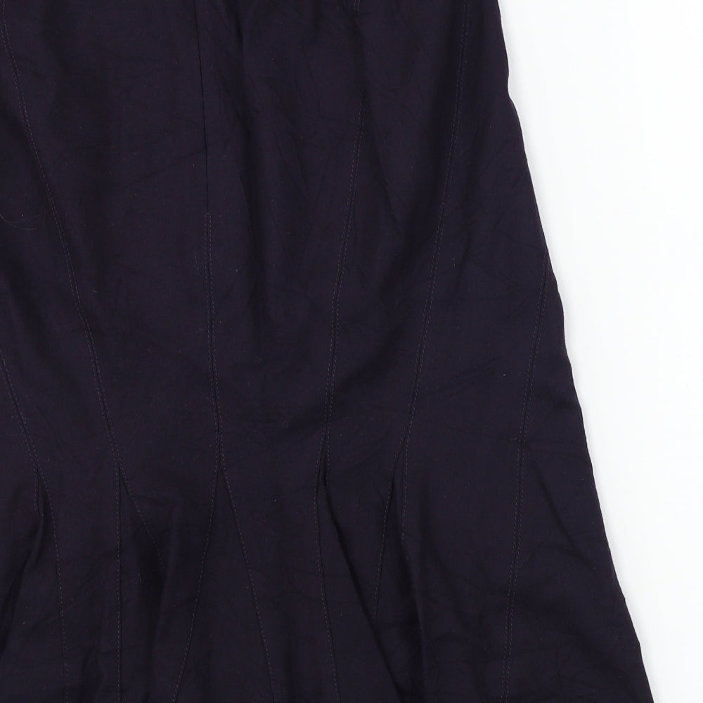 keu Womens Purple A-Line Skirt Size 12