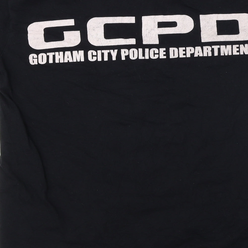 Gildan Mens Black T-Shirt Size S