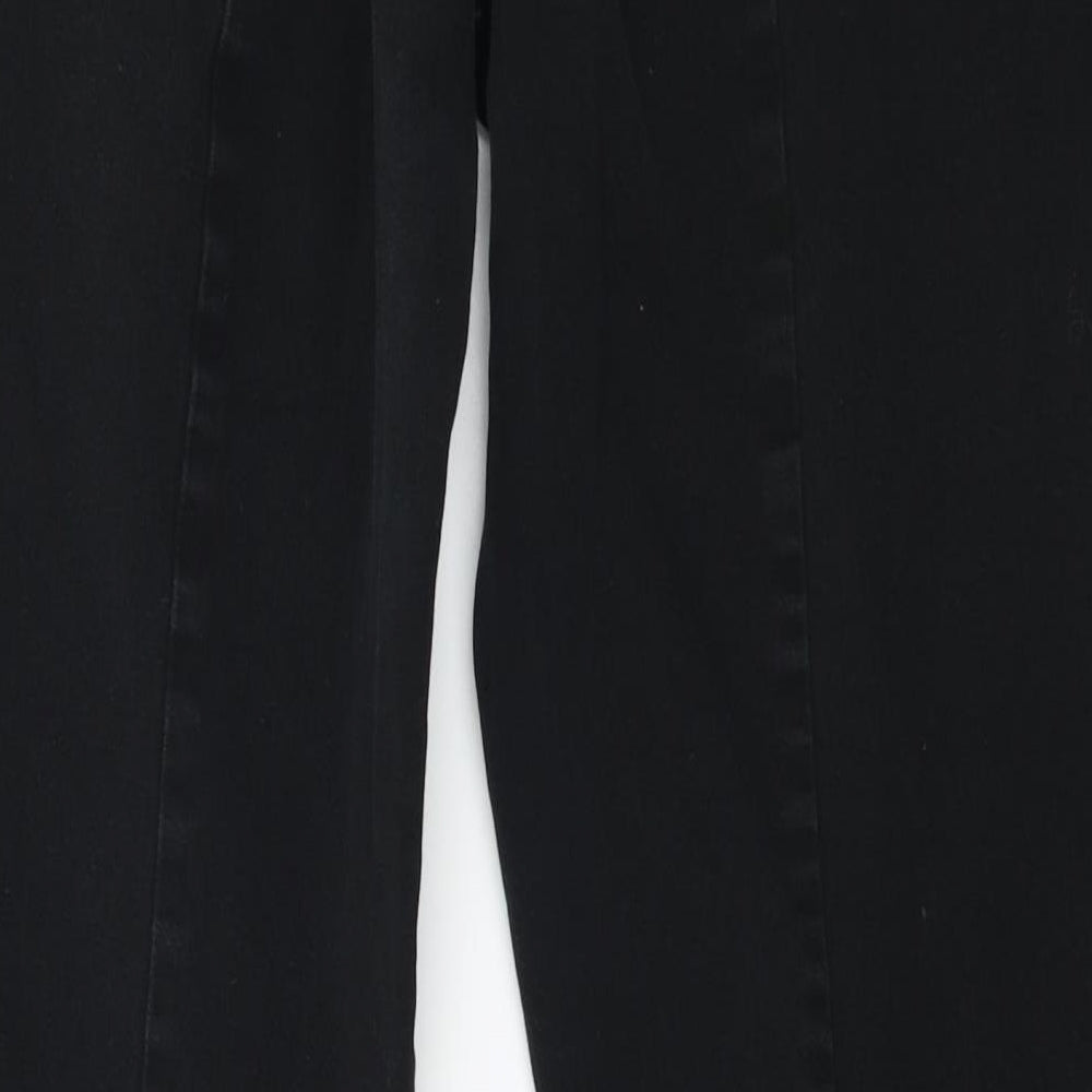 ultra skinny Womens Black Straight Jeans Size 14 L24 in