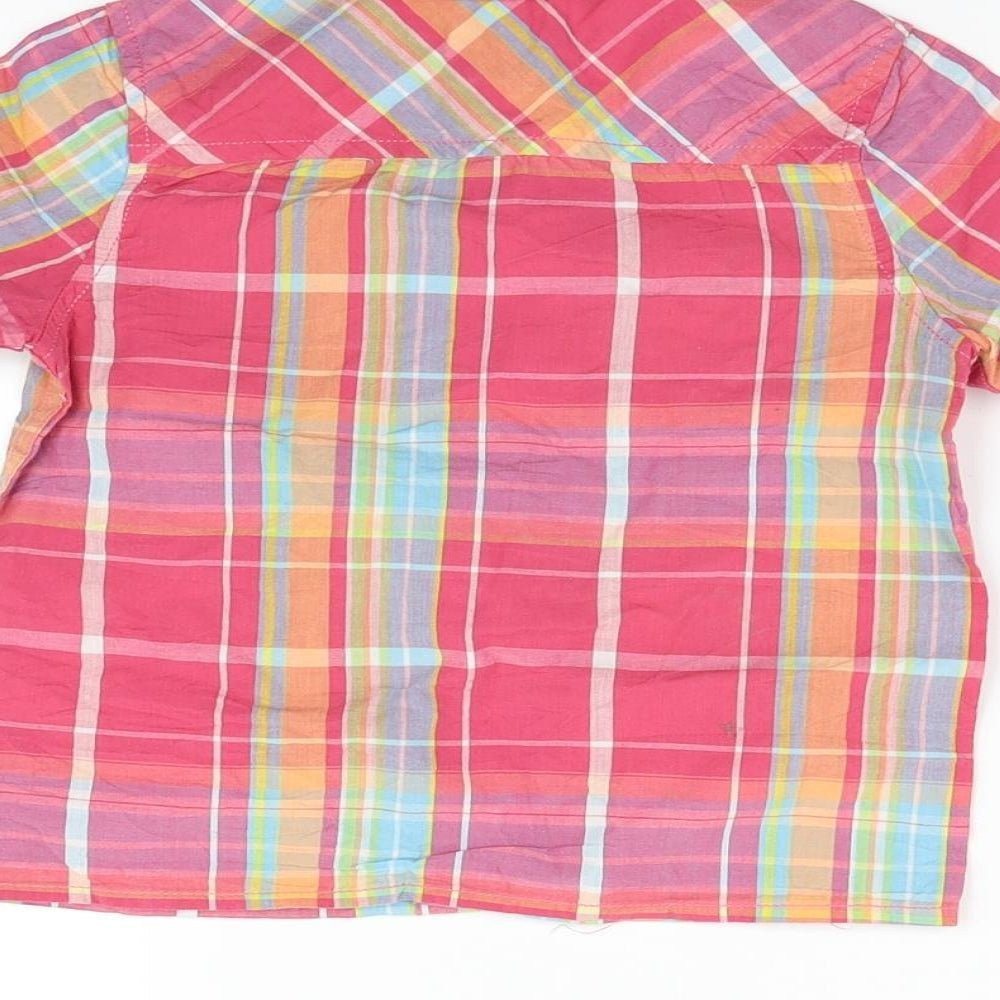F&F Girls Pink Check Basic Button-Up Size 2-3 Years