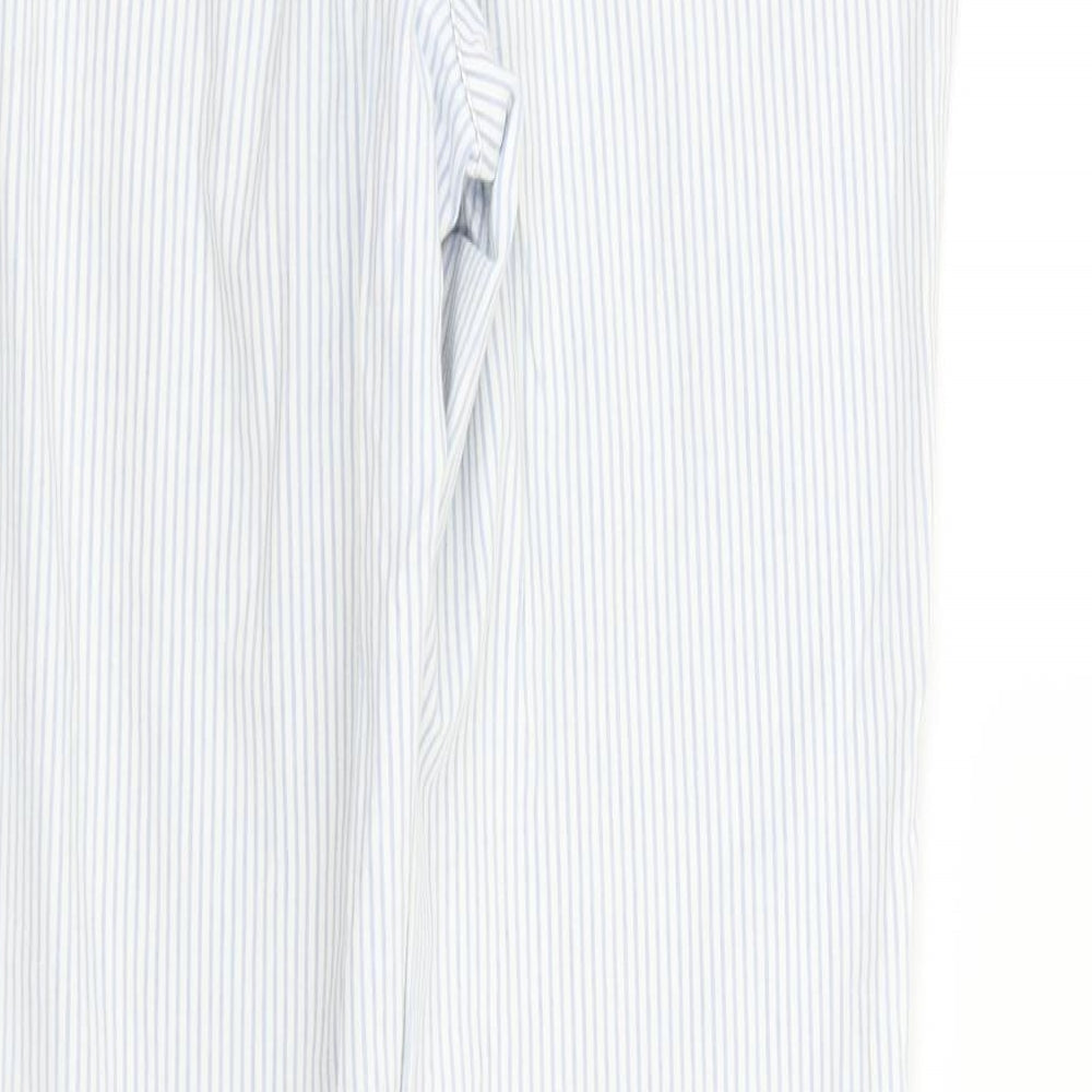 Papaya Womens Blue Trousers Size 10 L27 in