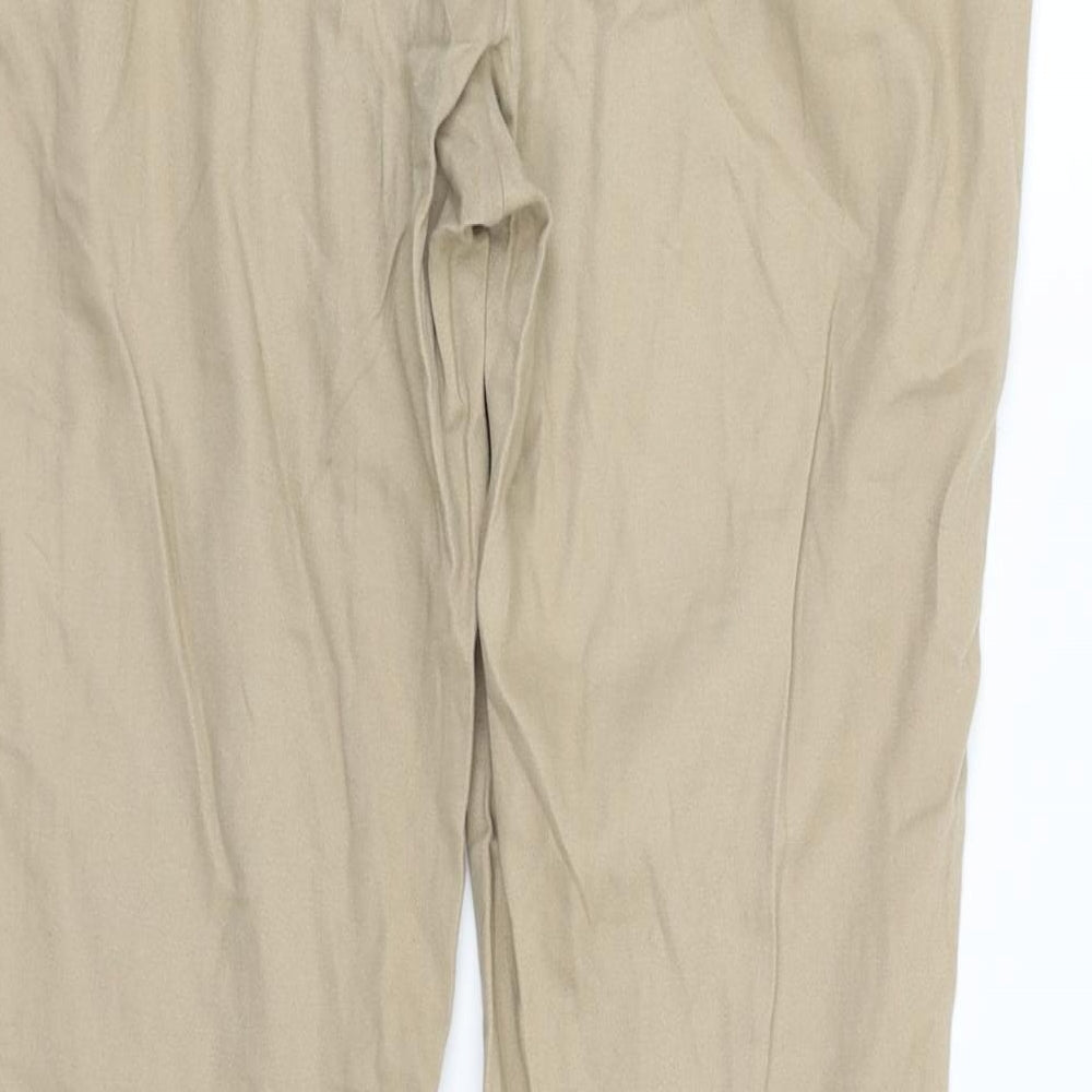 Atmosphere Womens Beige Trousers Size 12 L25 in