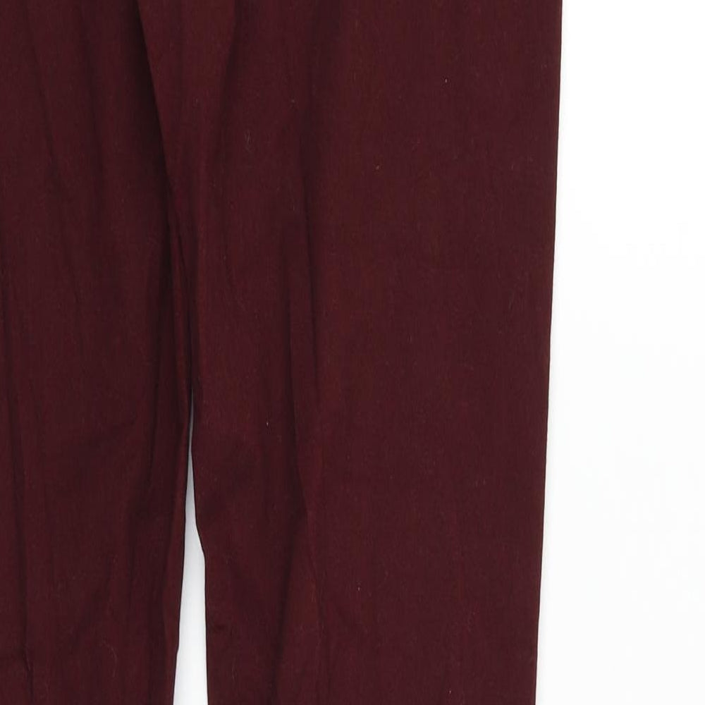 Denim & Co. Womens Purple Straight Jeans Size 10 L29 in