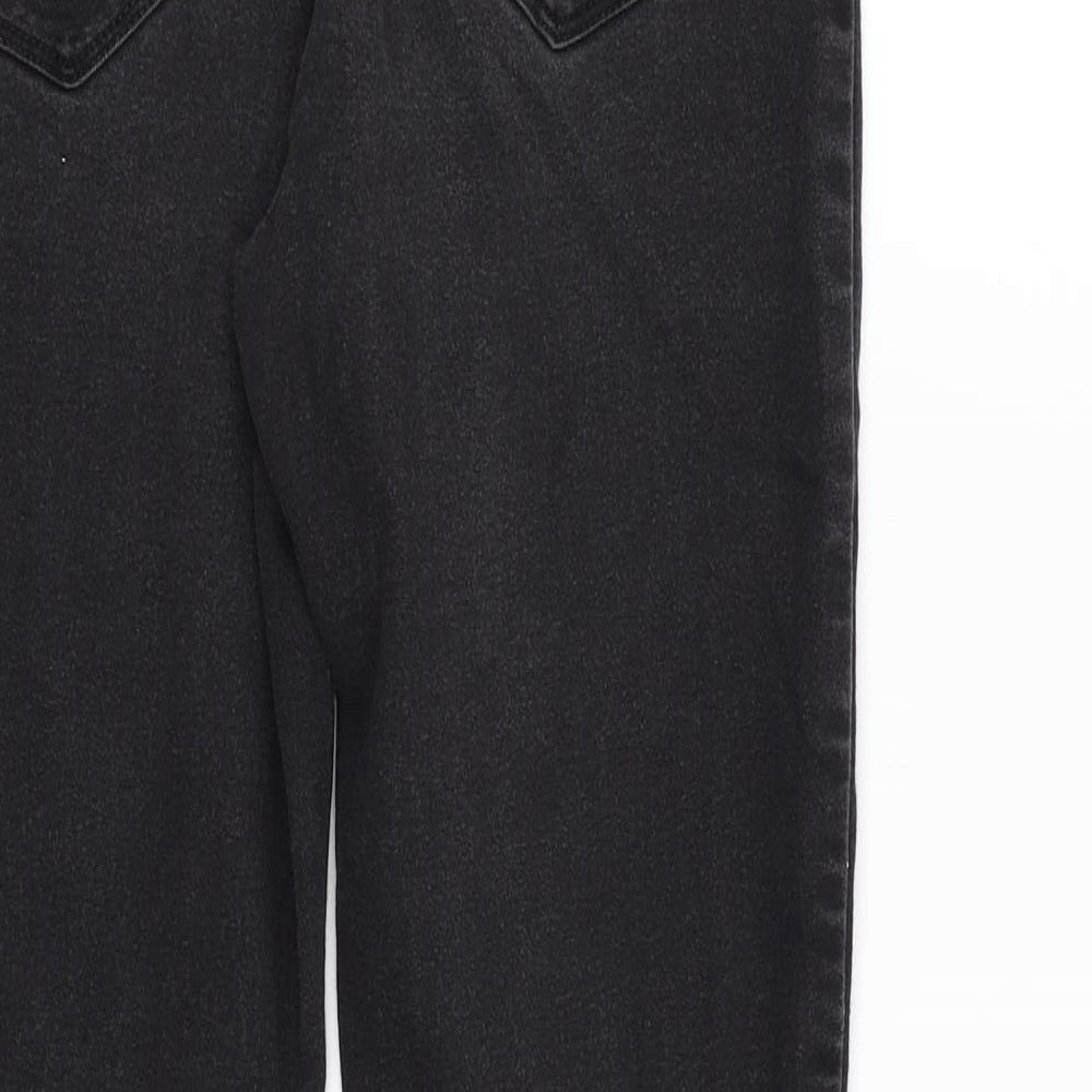 /Denim Womens Black Jegging Trousers Size 8 L27 in