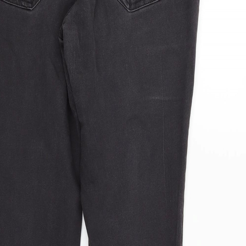 Principles Womens Grey Straight Jeans Size 12 L25 in