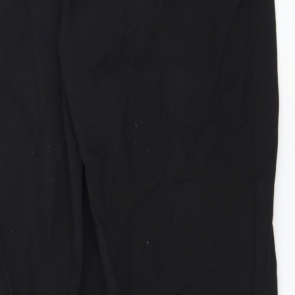 Damart Womens Black Trousers Size 10 L28 in